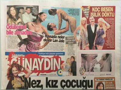 Sabah Günaydın Gazetesi 28 Ağustos 2008 Nez Kız Çocuk Evlat Edinecek - GZ44479 - 1