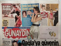 Sabah Günaydın Gazetesi 29 Ağustos 2008 Çağlaya Güvenin Kocanızı Çalmaz - GZ44481 - 1