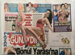 Sabah Günaydın Gazetesi 31 Ağustos 2008 Nilgün Belgün İdeal Erkeği Tarif Etti - GZ44480 - 2