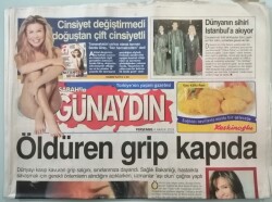 Sabah Günaydın Gazetesi 4 Aralık 2003 Kırılan Eli Şans Getirdi - GZ44912 - 2