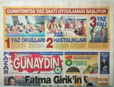 Sabah Günaydın Gazetesi 5 Haziran 2005 Acun Firarda Değil Berber Koltuğunda -GZ37793 - 1