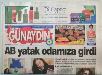 Sabah Günaydın Gazetesi 7 Mayıs 2005 Türkan Şoraya Gülmeyi Öğrettim - GZ44910 - 1