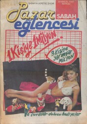 Sabah Pazar Eğlencesi Bulmaca 20 Eylül 1987 Sayı: 34 NDR93112 - Gökçekoleksiyon