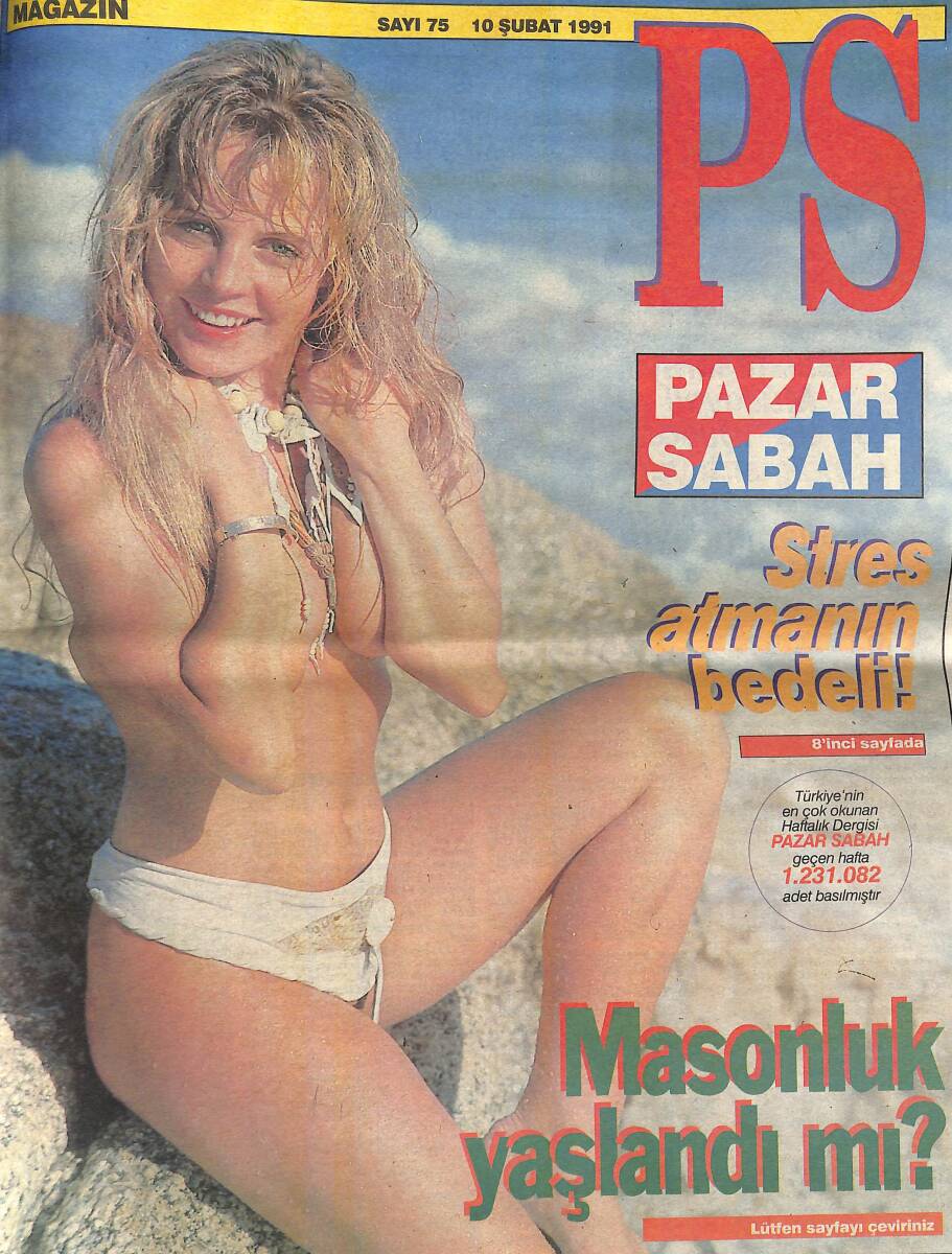 Sabah Pazar Eki Dergisi 10 Şubat 1991 - Masonluk Yaşlandı Mı? - Define Peşinde Bir Ömür! GZ138412 - 1
