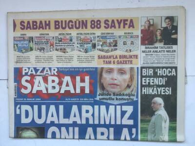 Sabah Pazar Gazetesi 26 Aralık 2004 - Sıradışı Bir İşadamı GZ8167 - 1