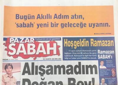 Sabah Pazar Gazetesi 26 Ekim 2003-Tecavüzcüsüyle Tam 5 Yıl Evli Kalan Selviye Akbunar ,İnsan AlışırDiyen Adalet Bakanlığı Danışmanına Cevap Verdi GZ36339 - 1