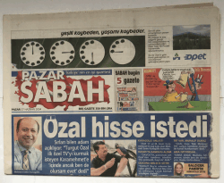 Sabah Pazar Gazetesi 27 Haziran 2004 - Özal Hisse İstedi GZ5545 - 1