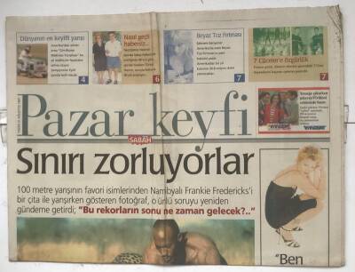 Sabah Pazar Keyfi Gazetesi 31 Ağustos 1997 - Clintonı Para İçin Sattılar GZ8638 - 1