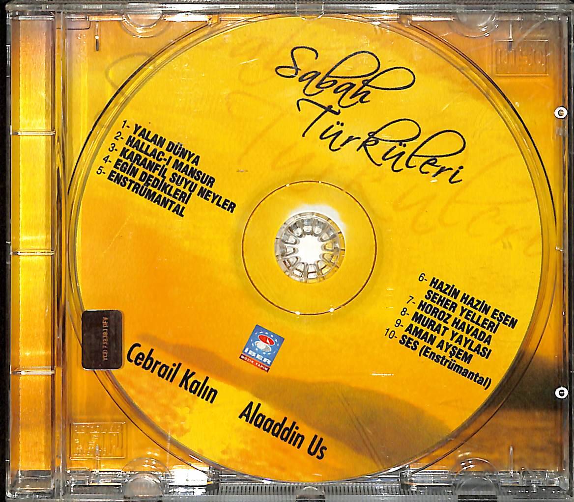 Sabah Türküleri - Cebrail Kalın / Alaaddin Us CD (İkinci El) CD5085 - 1