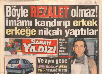 Sabah Yıldızı Gazetesi 12 Mart 1999 - Tanju Kısa Sürede Yıldızların Gözdesi Oldu GZ115374 - 1