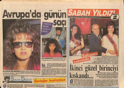Sabah Yıldızı Gazetesi 2 Eki 18 Mayıs 1986 - İbrahim Tatlısesin Kızı Adeta Kopyası GZ114252 - 1