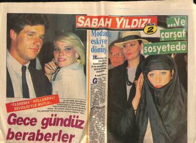 Sabah Yıldızı Gazetesi 2 Eki 4 Mayıs 1986 - Banu Alkan İle Ahu Tuğba Arasında İlginç Kavga GZ113988 - 1