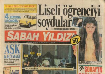 Sabah Yıldızı Gazetesi 2 Mart 1986 - Müjde Ar İle Sevişmek İstemeyen Adam GZ114232 - 1