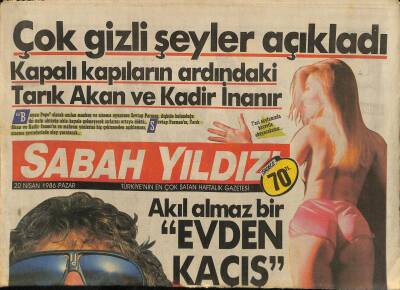Sabah Yıldızı Gazetesi 20 Nisan 1986 - Gönül Yazarın Anlattığı Fıkra Müjde Arı Bir Hoş Etti GZ114771 - 1