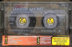 Sabahat Akkiraz - Dağlar Kardeşimi Geri Verin Orijinal Kaset (İkinci El) KST31160 - 2