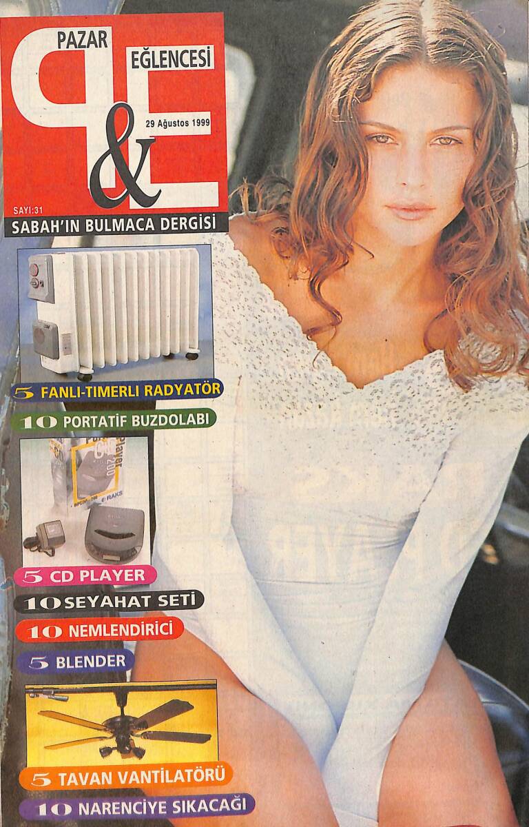 Sabah'ın Bulmaca Dergisi - 29 Ağustos 1999 - Bulmaca NDR93079 - 1