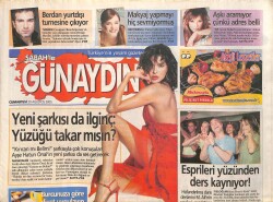 Sabah'la Günaydın Gazetesi 20 Ağustos 2005 - Yonca Evcimik'ten Yaza Özel Single - Nalan: Aşkı Aramıyorum O Beni Bulur GZ3396 - Gökçekoleksiyon