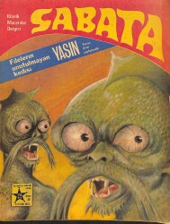 SABATA Büyük Maceralar Dergisi Sayı36 3 Eylül 1973 75 kuruşluk Seri - Orta Sayfa YAŞİN NDR85503 - 1