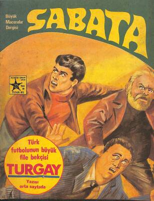 SABATA Büyük Maceralar Dergisi Sayı38 17 Eylül 1973 75 kuruşluk Seri - Orta Sayfa Posteri TURGAY NDR85502 - 1