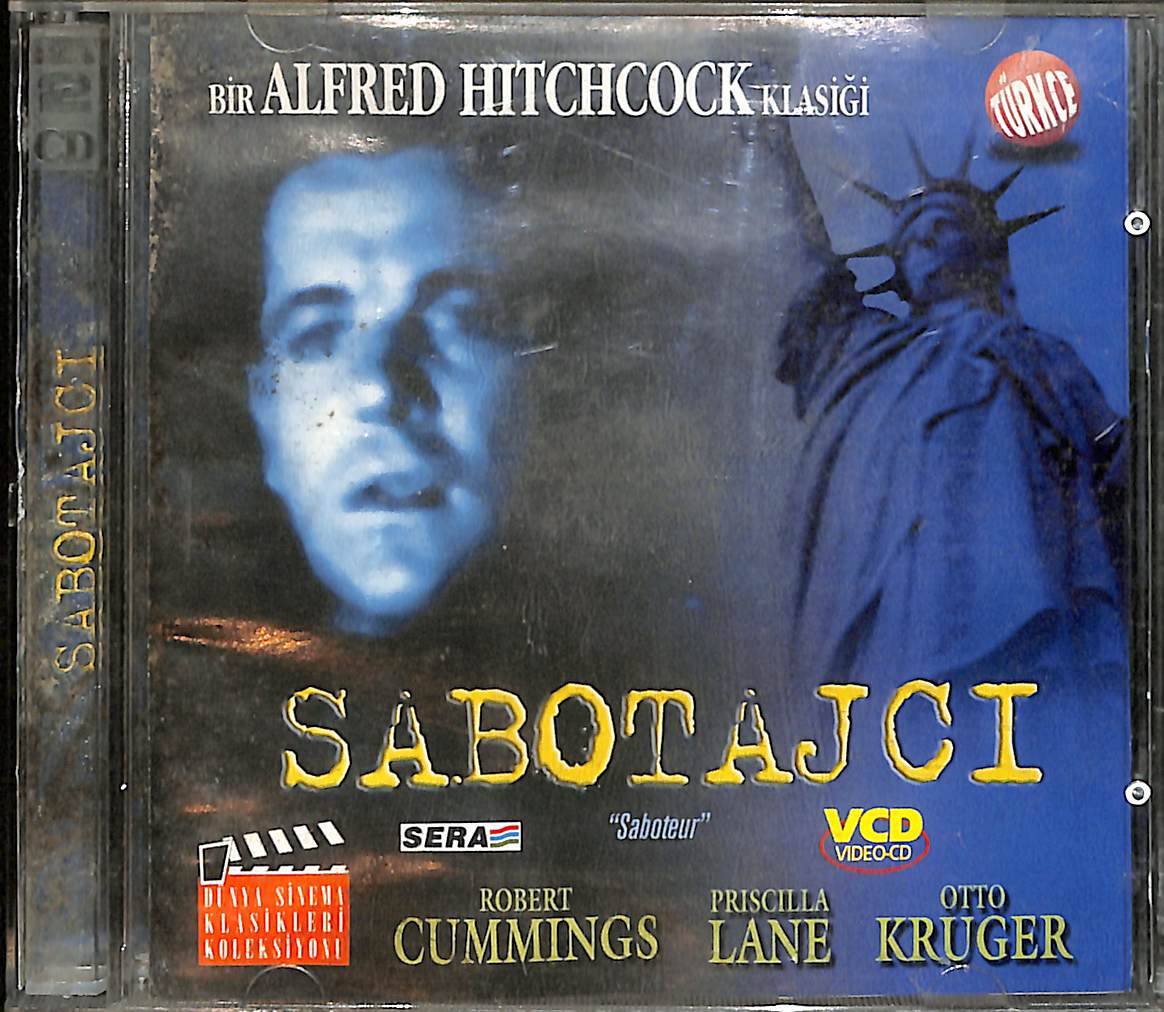 Sabotajcı - Sabotör (Saboteur) Bir Alfred Hitchcock Klasiği VCD Film (İkinci El) VCD27590 - 1