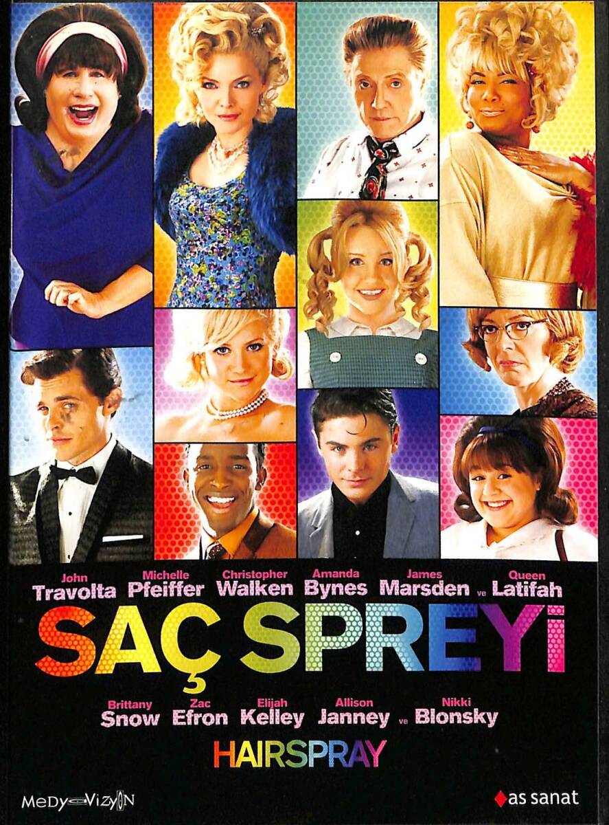 Saç Spreyi - Hairspray DVD Film (İkinci El) DVD2563 - 1