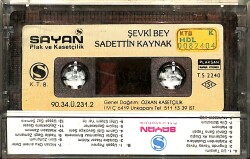 Sadettin Kaynak&Şevki Bey - Fasıl Kaset (İkinci El Kaset) KST29715 - 2