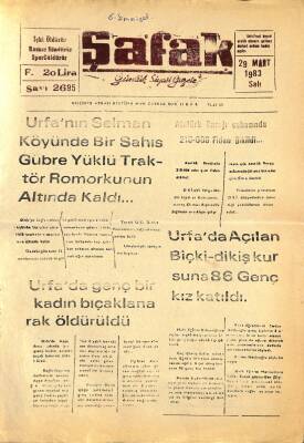 Şafak 29 Mart 1983 - Rizesporu Evimizde Küçük Receple Vurduk GZ122438 - 1
