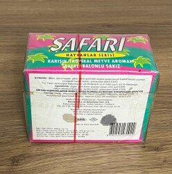 SAFARİ HAYVANLAR SERİSİ (DANDY) 1998 Şekerli Sakız Açılmamış Kutu # SKZ1828 - 5