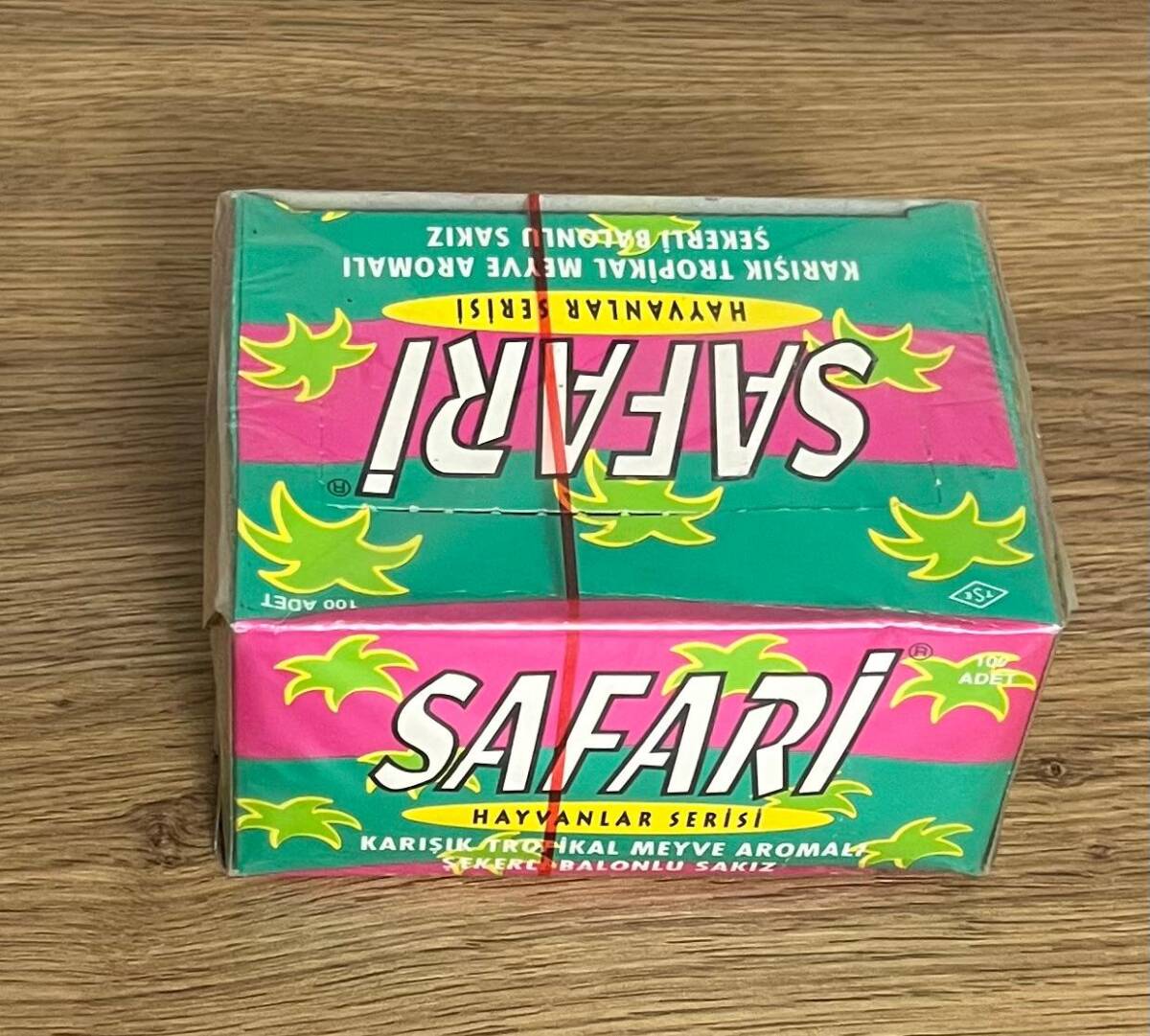 SAFARİ HAYVANLAR SERİSİ (DANDY) 1998 Şekerli Sakız Açılmamış Kutu # SKZ1828 - 4