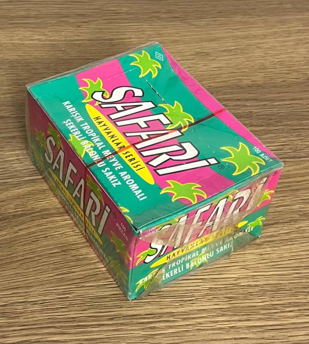 SAFARİ HAYVANLAR SERİSİ (DANDY) 1998 Şekerli Sakız Açılmamış Kutu # SKZ1828 - 2