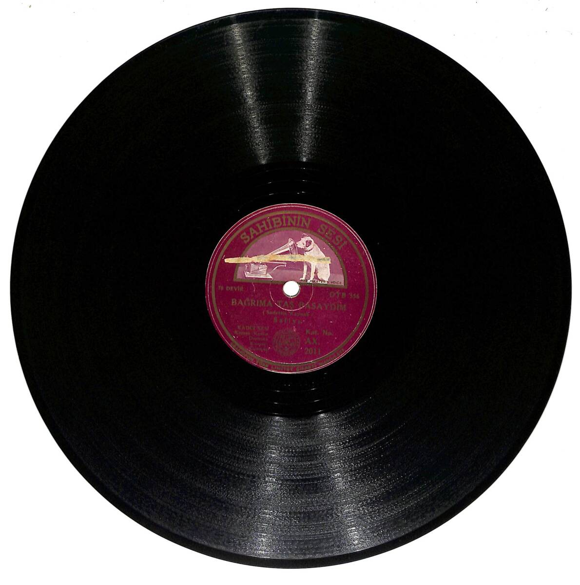 Safiye - Bağrıma Taş Basaydım & Ağlarım Çağlar Gibi TAŞ PLAK (10/6) PLK26612 - 1