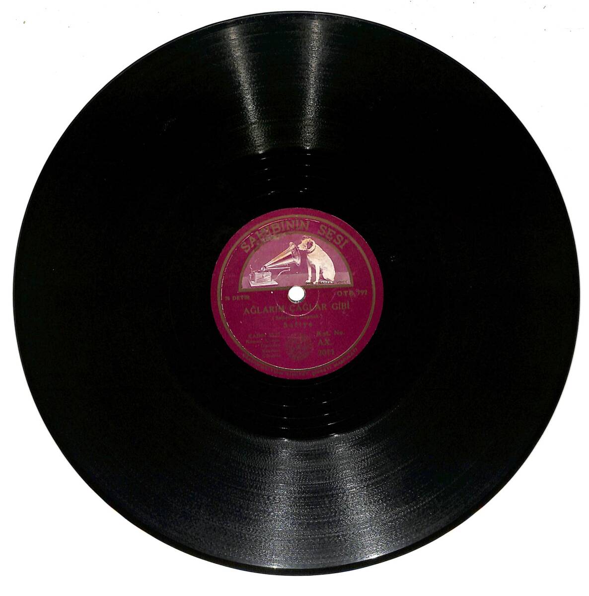 Safiye - Bağrıma Taş Basaydım & Ağlarım Çağlar Gibi TAŞ PLAK (10/6) PLK26612 - 2