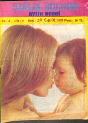 Sağlık Bülteni Dergisi Cilt 4 Sayı 39 - Eylül 1978 DRG760 - Gökçekoleksiyon