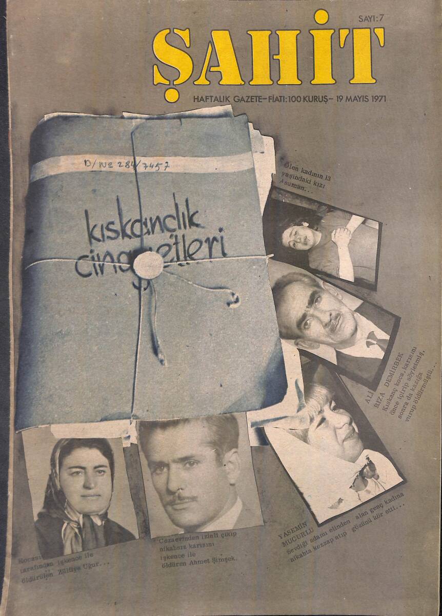 Şahit Haftalık Gazete 19 Mayıs 1971 Sayı: 7 NDR93317 - 1