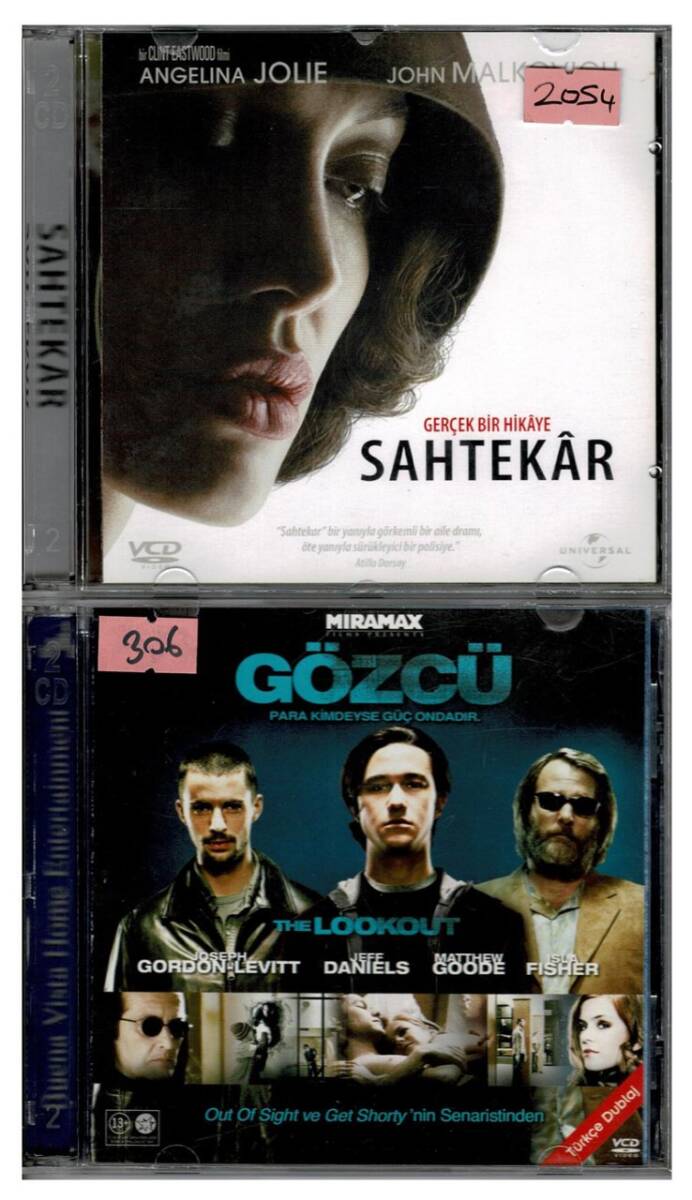 Sahtekar Gözcü 2 Adet VCD Film VCD199 - 1