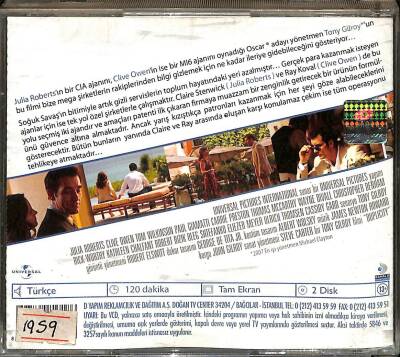 Sahtekarlar (Julia Roberts - Clive Owen) VCD Film VCD18160 - 2