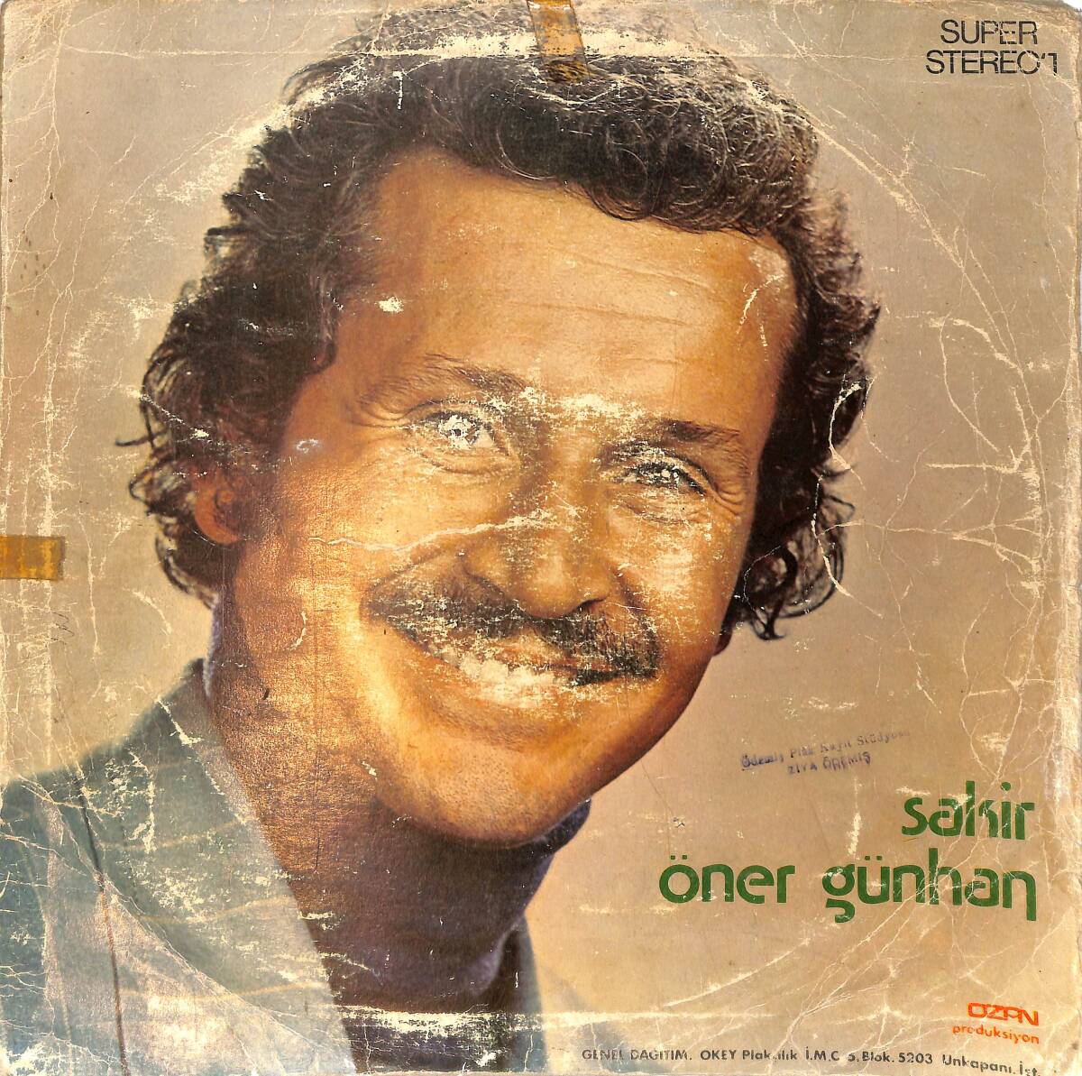 Şakir Öner Gürhan - Dostum Dostum LP PLAK (10/6.5) PLK26508 - 1