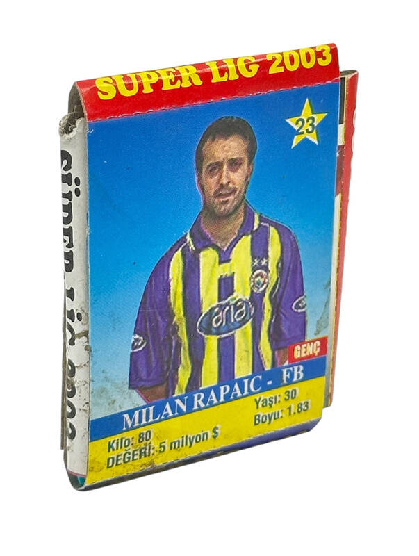 Sakız Hediyeli Süper Lig 2003 Sezonu Sporcu Kartı (N) AOB4394 - 1