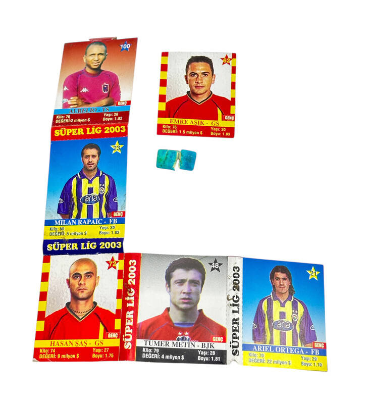 Sakız Hediyeli Süper Lig 2003 Sezonu Sporcu Kartı (N) AOB4394 - 2