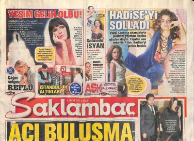 Saklambaç Eki 4 Ekim 2011 - Selami Şahine Yoğun İstek - Patroniçe Ayşegül Yıldız GZ119571 - 1