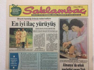 Saklambaç Gazetesi 14 Kasım 1980 - En İyi İlaç Yürüyüş GZ50690 - 1