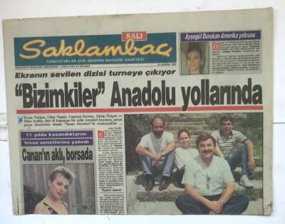Saklambaç Gazetesi 19 Haziran 1990 - Dümen , Hanımların Elinde!.. GZ7825 - 1