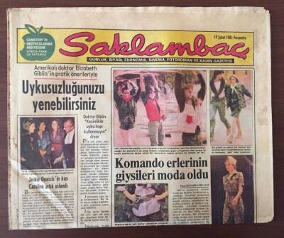 Saklambaç Gazetesi 19 Şubat 1981 - Komando Erlerinin Giysileri Moda Oldu GZ10266 - 1