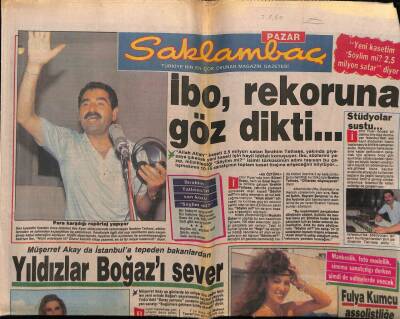 Saklambaç Gazetesi 2 Eylül 1990 - Müşerref Akay İstanbula Tepeden Bakanlardan GZ75606 - 1