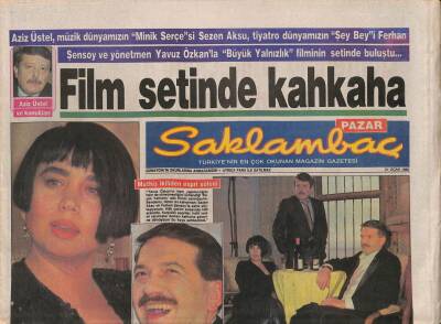 Saklambaç Gazetesi 21 Ocak 1990 - Selma Güneri Sinemada İstediğim Herşeyi Yapamadım GZ92066 - 1