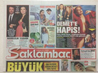 Saklambaç Gazetesi 4 Aralık 2011 - Serdar Ortaça Hakaret GZ50667 - 1