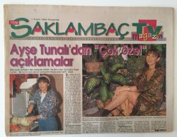 Saklambaç Magazin Gazetesi 1 Aralık 1994 - Ayşe Tunalıdan Çok Özel Açıklamalar GZ11038 - 2