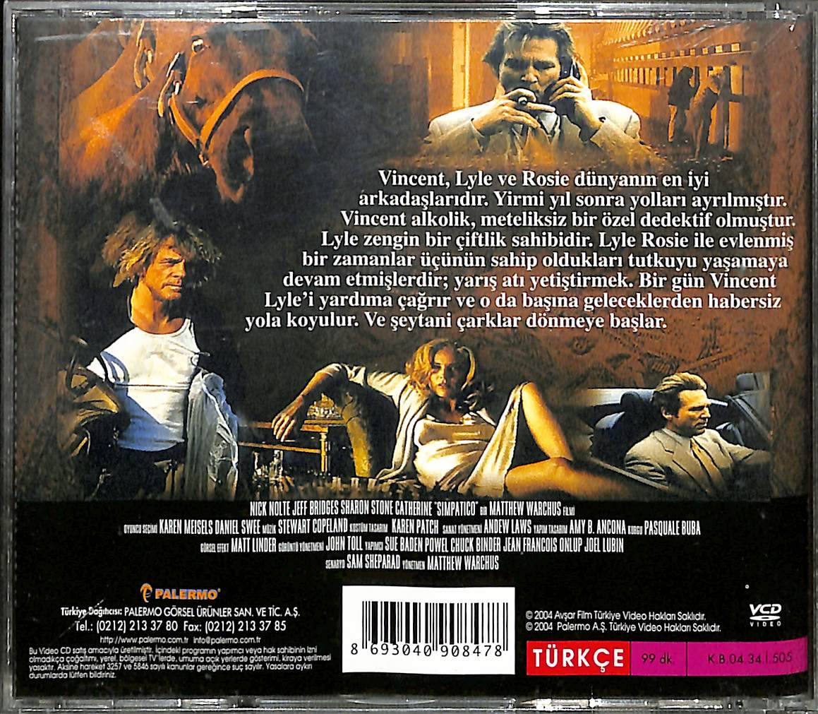 Saklı Anılar – Simpatico (1999) Orijinal VCD Film VCD28213 - 2