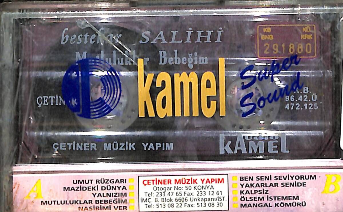 Salihi - Mutluluklar Bebeğim Kaset (Kırmızı Bandrol - Sıfır) KST27563 - 2