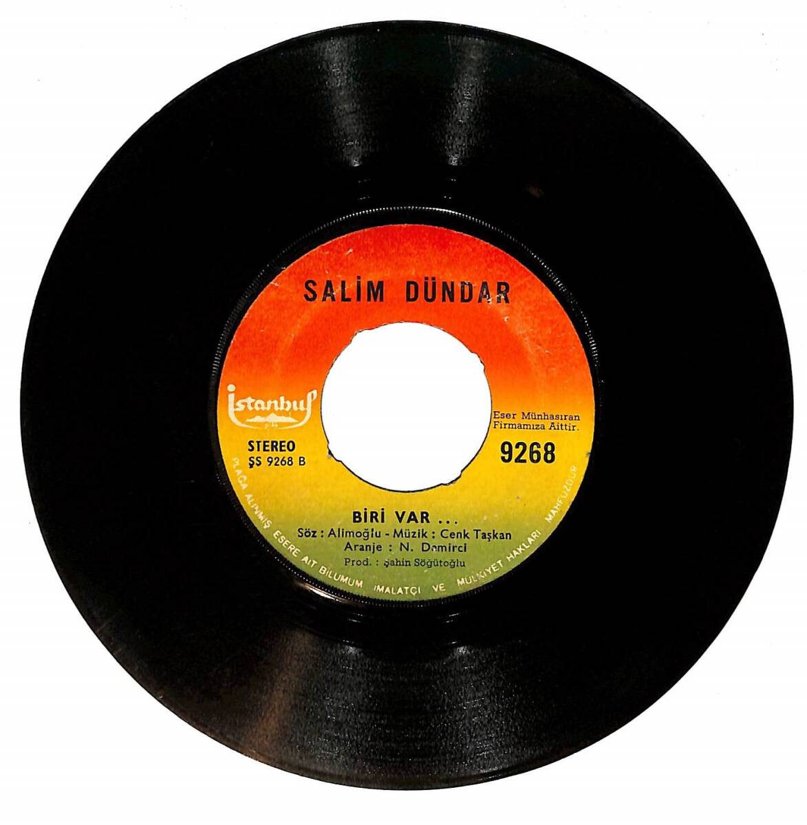 Salim Dündar – Canım Sevgilim & Biri Var... Plak (10/6.5) PLK26886 - 2